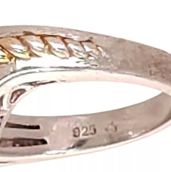 Stunning and rare Estate Victoria Wieck Swiss Blue Topaz & Amethyst Ring - Picture 9 of 9